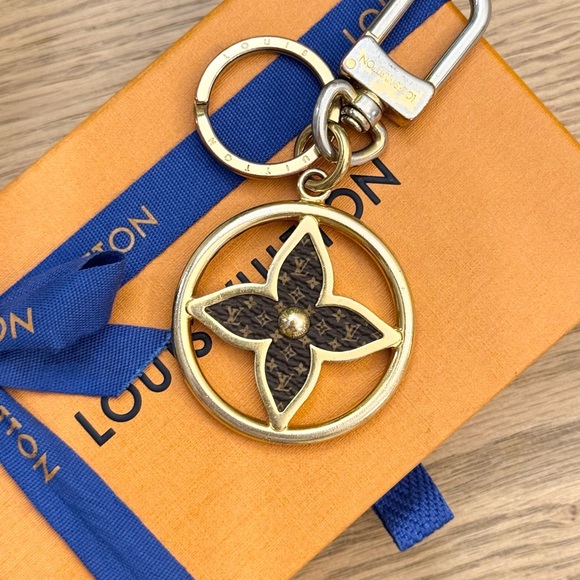 LOUIS VUITTON 2022 Puzzle Flower Monogram Keyring - Picture 10 of 15